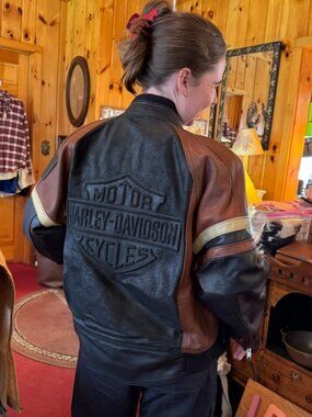 Vintage Harley Davidson Leather Jacket
